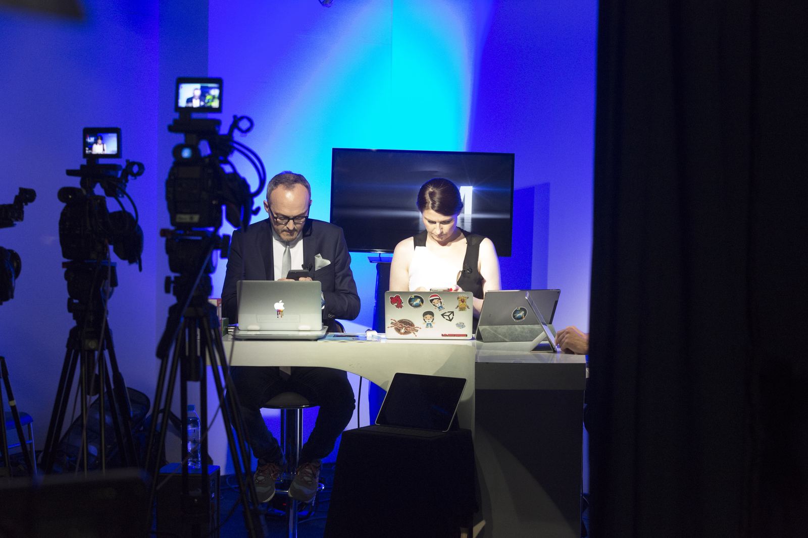 Studio TV et médias photographié par Laurimages